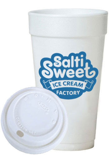20 oz. Styrofoam Cups With Lid